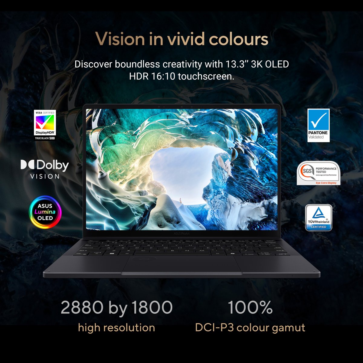 ASUS ProArt PX13 HN7306WV-LX012W Copilot+ PC AMD Ryzen AI 9 HX 370 Hybrid (2-in-1) 33.8 cm (13.3") Touchscreen 3K 24 GB LPDDR5x-SDRAM 1 TB SSD NVIDIA GeForce RTX 4060 Wi-Fi 7 (802.11be) Windows 11 Home Black - Image 10