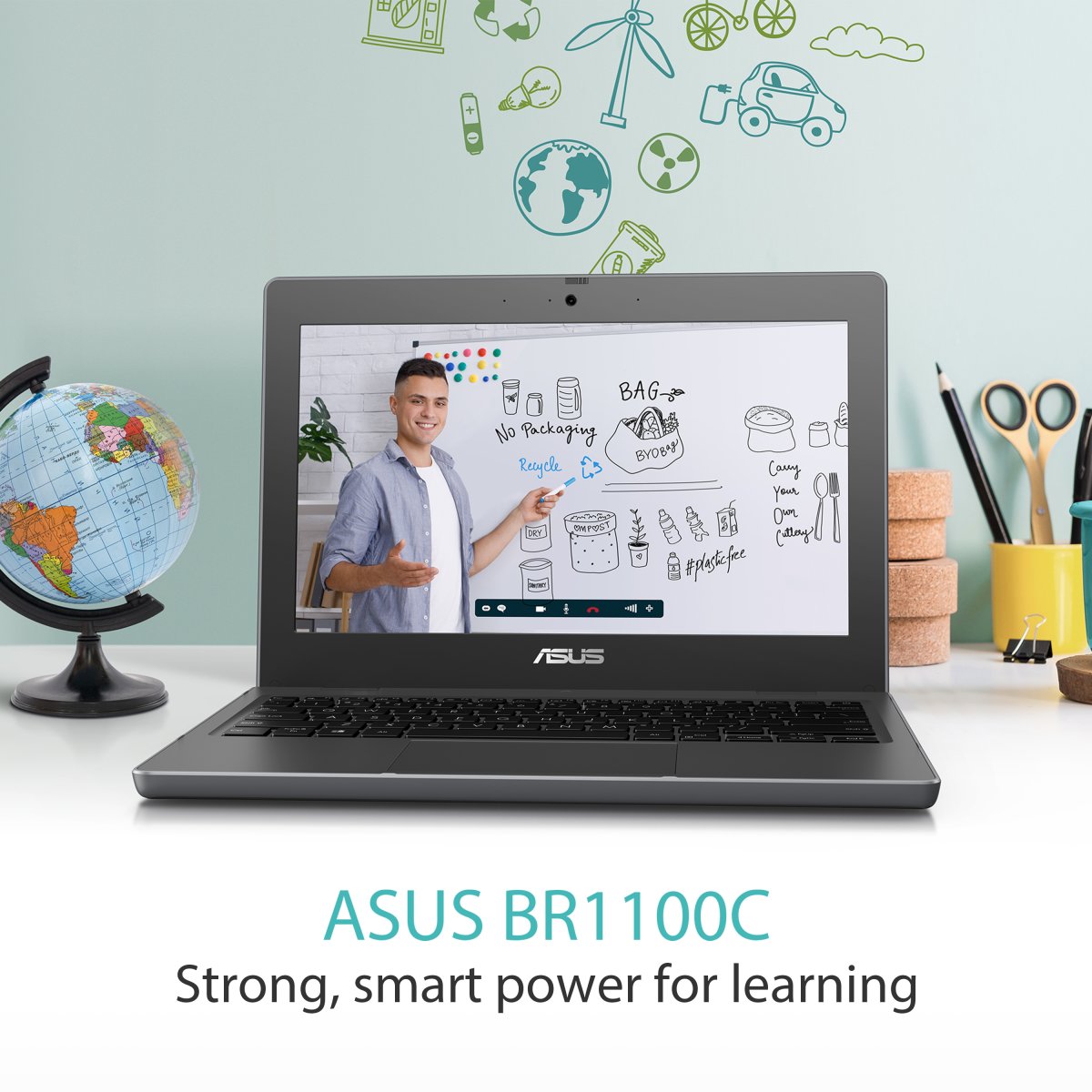 ASUS BR1100C-C1XA-3Y Intel® Celeron® N N4500 Laptop 29.5 cm (11.6") HD 4 GB DDR4-SDRAM 128 GB eMMC Wi-Fi 6 (802.11ax) Windows 11 Pro Academic Grey - Image 5