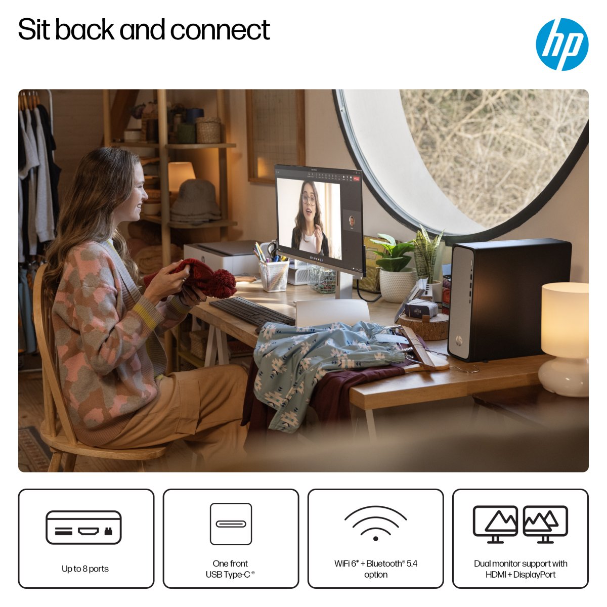 HP OmniDesk Slim S03-0009na Intel® Core™ i5 i5-14400 8 GB DDR5-SDRAM 512 GB SSD Windows 11 Home Tower PC Silver - Image 10