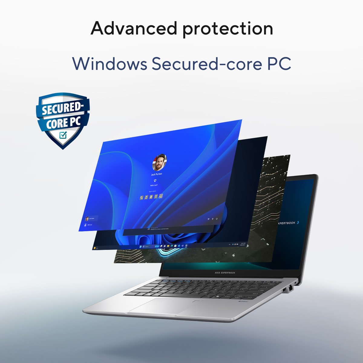 ASUS ExpertBook P1 P1403CV-i731X Intel® Core™ i7 i7-13620H Laptop 35.6 cm (14") Full HD 32 GB DDR5-SDRAM 1 TB SSD Wi-Fi 6 (802.11ax) Windows 11 Pro Grey - Image 14