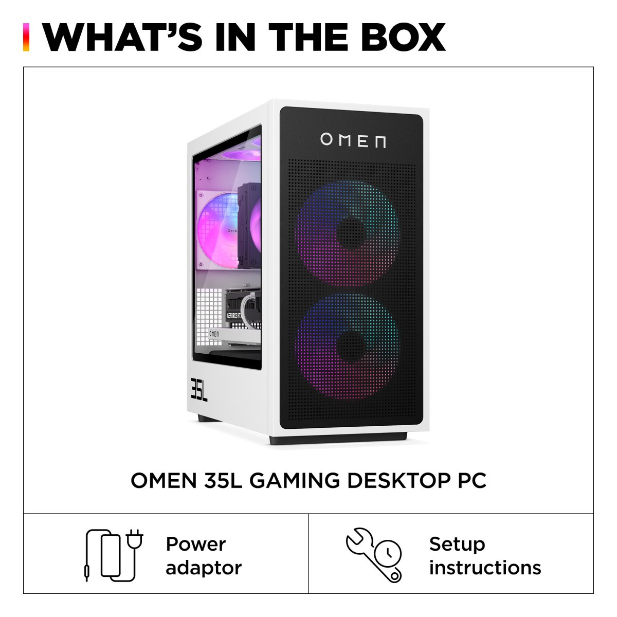 HP OMEN 35L GT16-0034na Intel Core Ultra 7 265K 32 GB DDR5-SDRAM 2 TB HDD+SSD NVIDIA GeForce RTX 5080 Windows 11 Home Tower PC AI PC Black - Image 5
