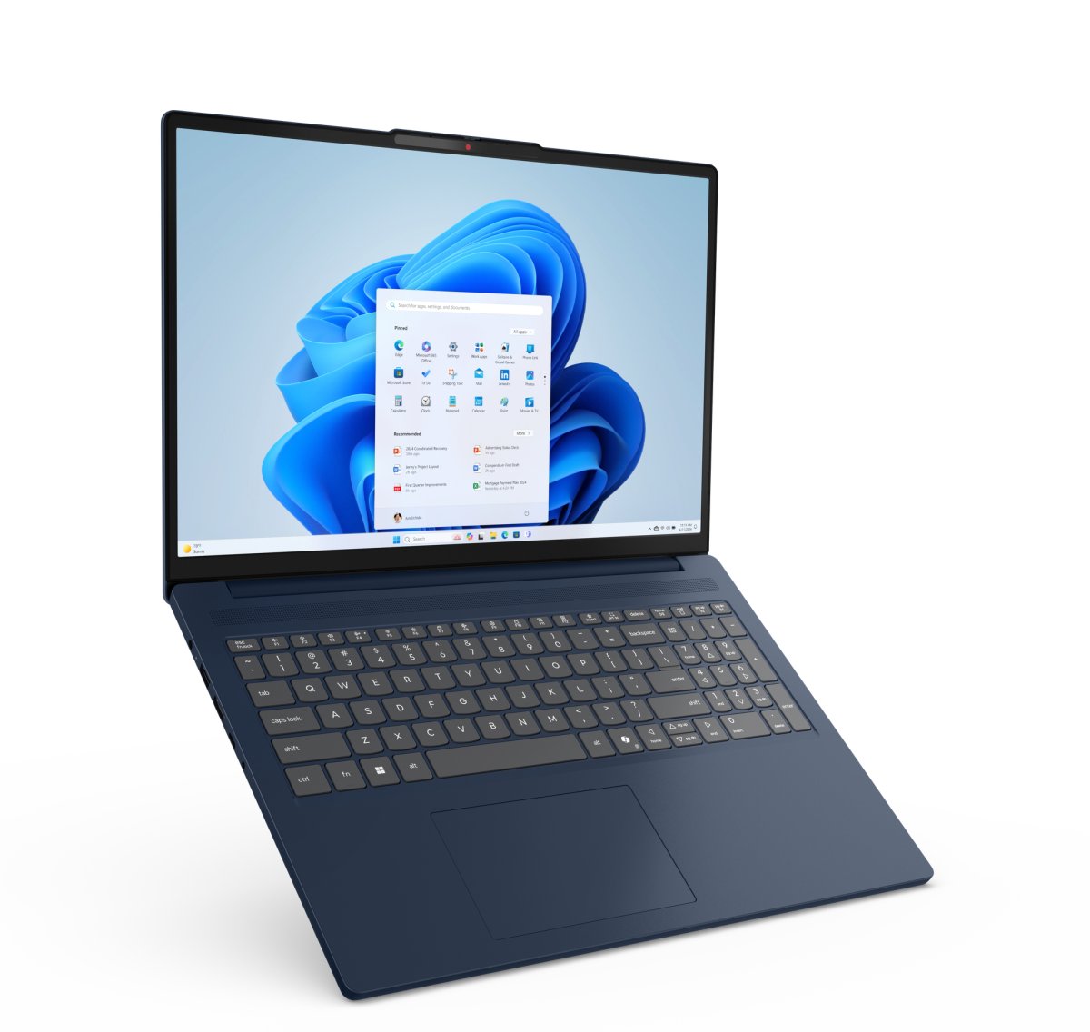 Lenovo IdeaPad Slim 3 16ARP10 AMD Ryzen™ 5 Laptop 40.6 cm (16") WUXGA 16 GB DDR5-SDRAM 512 GB SSD Wi-Fi 7 (802.11be) Windows 11 Home in S mode English Blue