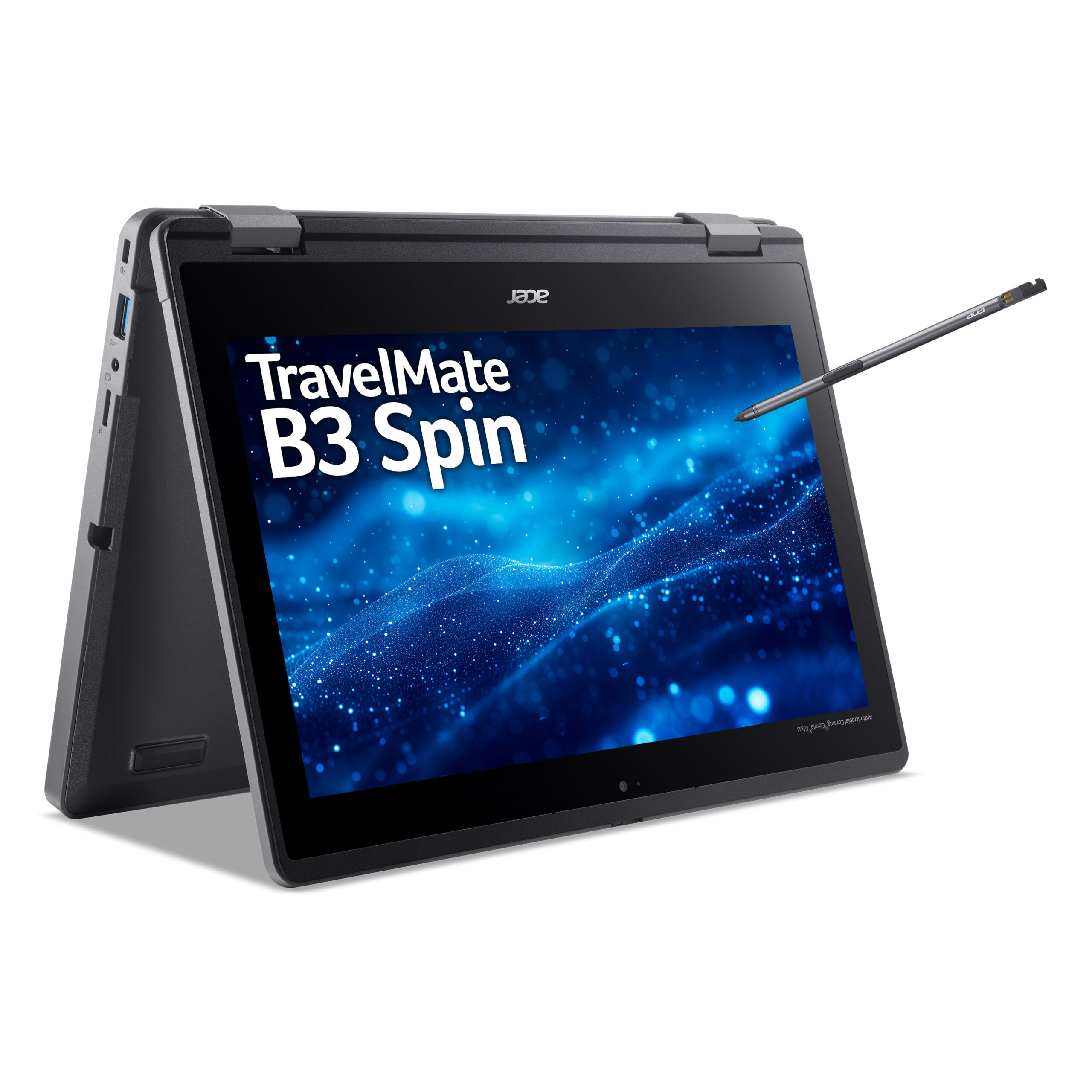 Acer TravelMate TMB311-34 N150 8/128 W11P Intel® N Laptop 11.6" HD 8 GB LPDDR5-SDRAM 128 GB Flash Wi-Fi 6E (802.11ax) Windows 11 Pro Education Black - Image 2